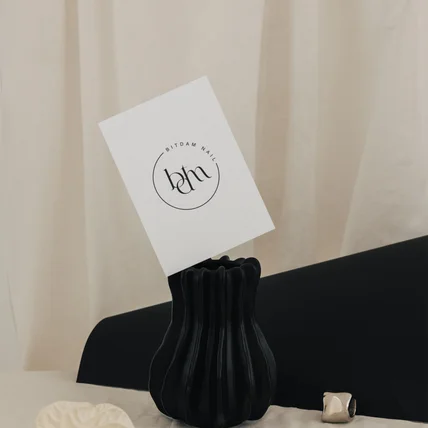 포트폴리오-네일샵 BITDAM 로고 디자인