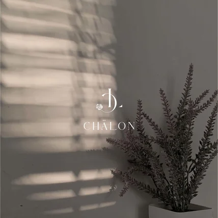 포트폴리오-chalon _ 꽃집 로고디자인, 플라워로고