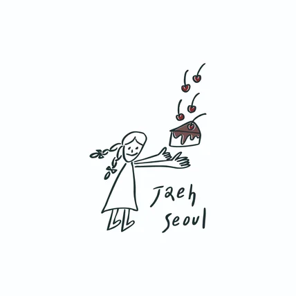 포트폴리오-베이커리 카페 손그림 드로잉 로고 디자인