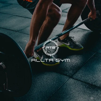 포트폴리오-헬스장 로고디자인 | 올타짐