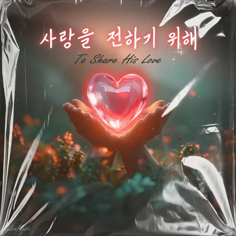 포트폴리오-"Subin music-사랑을 전하기 위해" 앨범표지 앨범아트 앨범커버 앨범자켓 아트워크