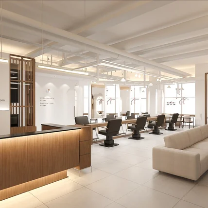 포트폴리오-미용실 설계/투시도