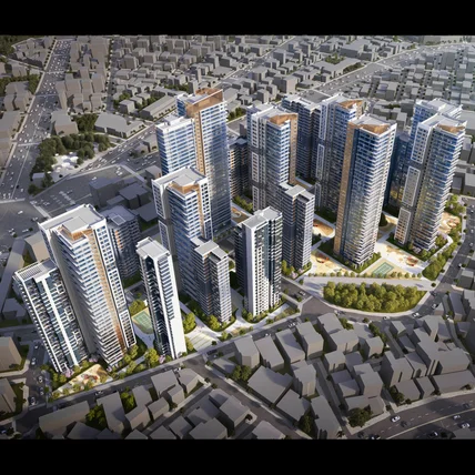 포트폴리오-역촌동 모아타운 조감도 작업