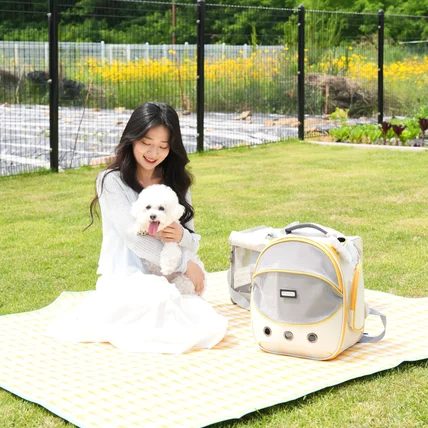 포트폴리오-[촬영/조명/모델/보정]강아지 이동가방 야외 촬영