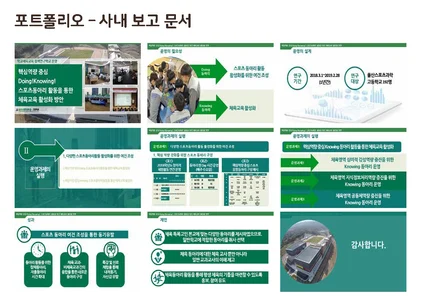 포트폴리오-울산스포츠과학고 연구보고서