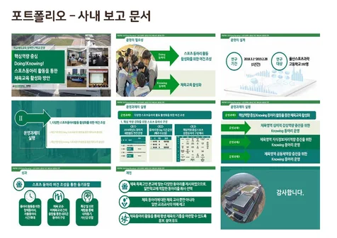 포트폴리오-울산스포츠과학고 연구보고서