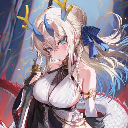 포트폴리오-드래곤 소녀 캐릭터 일러스트 제작!