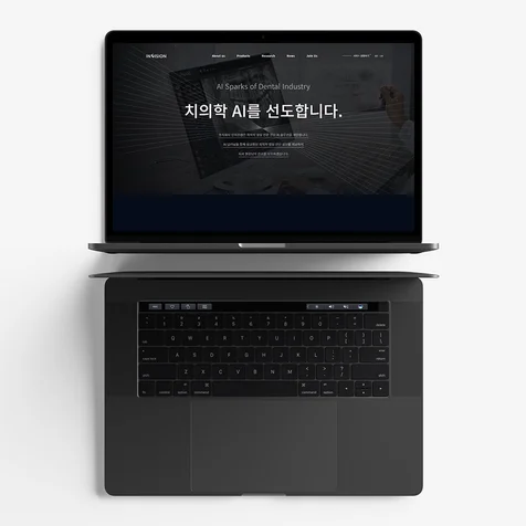 포트폴리오-의료기기 관련 회사 반응형 웹 퍼블리싱