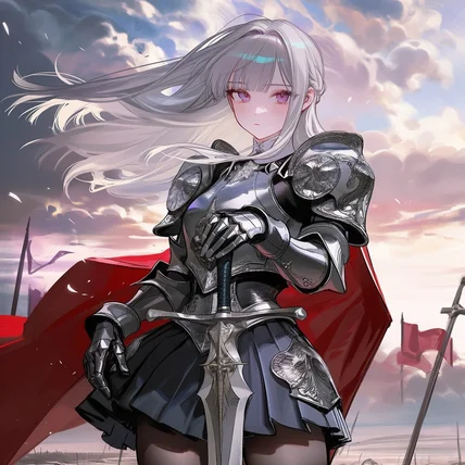 포트폴리오-기사 캐릭터 일러스트 디자인!