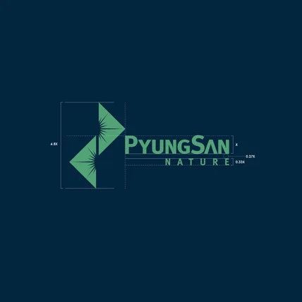 포트폴리오-평산네이처 브랜드 로고 디자인