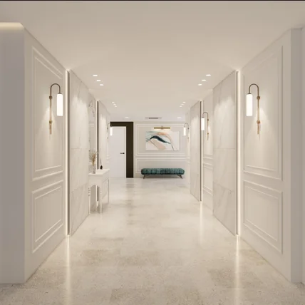 포트폴리오-병원 복도 리모델링 시안 작업