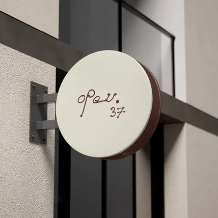 포트폴리오-패션 의류 브랜드 로고 _ opeu.37 로고디자인 로고제작