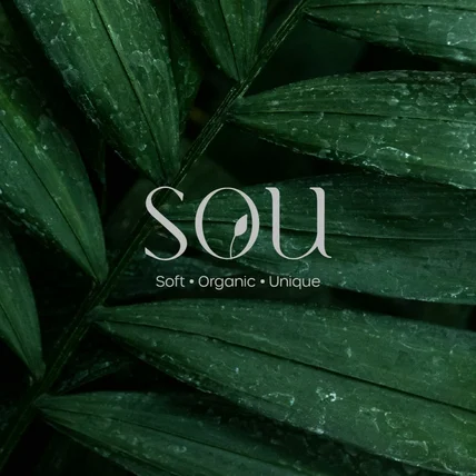 포트폴리오-[SOU]자연주의 화장품 로고 디자인
