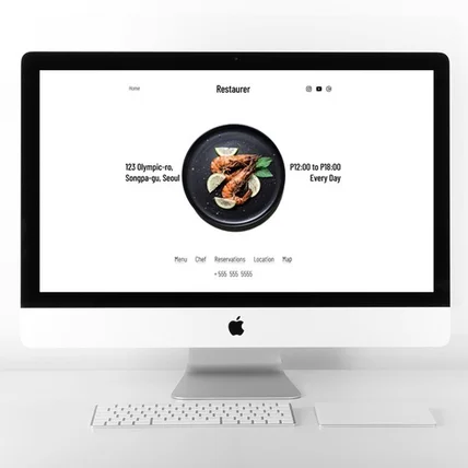 포트폴리오-[식당&레스토랑]블로그디자인, 홈페이지형블로그 디자인, 블로그 스킨, 특별한블로그디자인