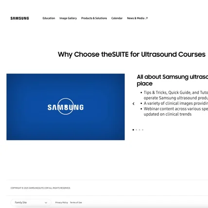 포트폴리오-[SAMSUNG] 삼성 the Suite 홈페이지 기능 개발 및 유지·보수