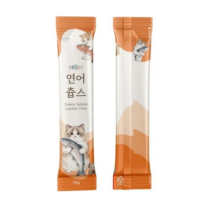 포트폴리오-[파우치 디자인] 반려묘 스틱 간식