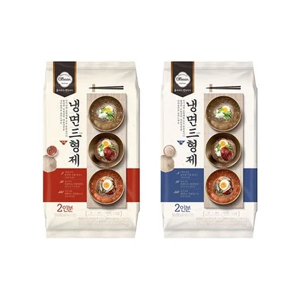 포트폴리오-2024 냉면 삼형제 파우치 패키지