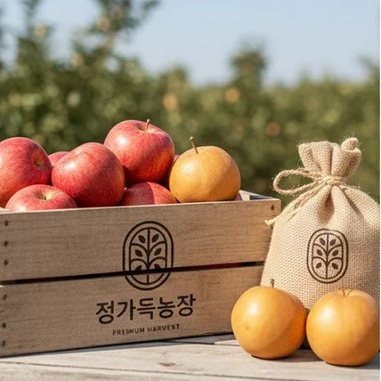 포트폴리오-정가득농장 로고디자인, 농장로고