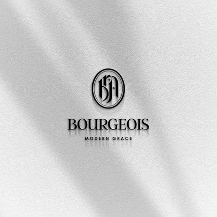 포트폴리오-BOURGEOIS 로고디자인 작업