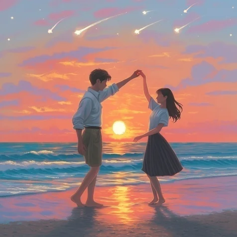 포트폴리오-Dance with a waves [앨범커버]