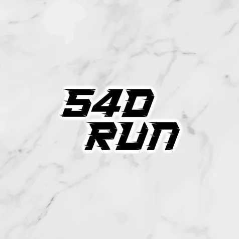 포트폴리오-540RUN 러닝로고 크루로고 동회회로고 운동로고 로고디자인 로고제작 로고 bi ci