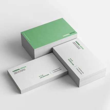 포트폴리오-명함 디자인 - 미디어 업체 명함