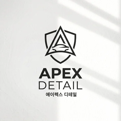 포트폴리오-에이펙스 디테일 로고디자인 (디테일링샵)