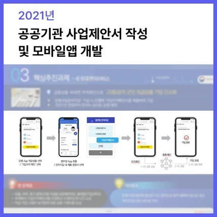 포트폴리오-공공기관용 사업제안서 작성 및 모바일앱 개발