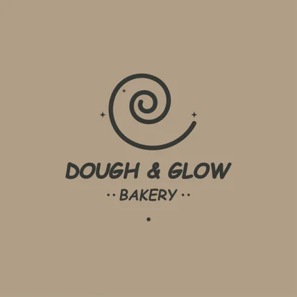 포트폴리오-[로고 디자인] 베이커리 브랜드 DOUGH & GLOW | 감성 패키지 & 실사 적용 목업