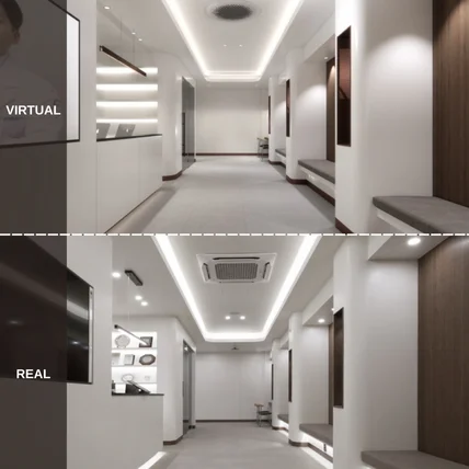 포트폴리오-[ 평택비전안과 ] 3D 시안에 기반한 완벽 시공 사례