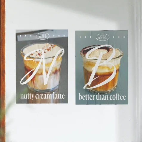 포트폴리오-better than coffee 음료포스터