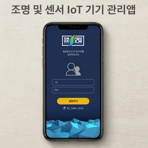 포트폴리오-조명 및 센서 IoT 기기 관리 앱