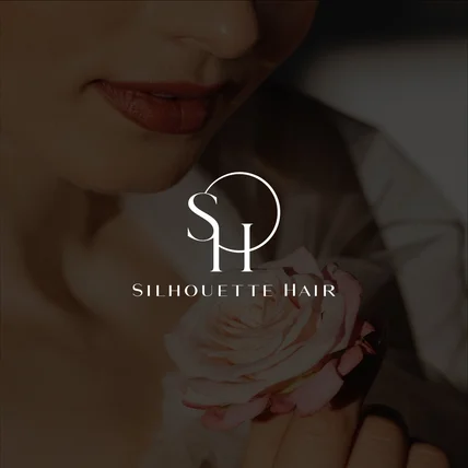 포트폴리오-SILHOUETTE HAIR 미용로고 로고디자인 로고제작 로고 bi ci