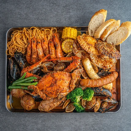 포트폴리오-[보일링씨푸드 촬영/보정/조명]영종도 그랩크랩