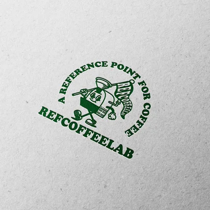 포트폴리오-레프커피랩 캐릭터 로고