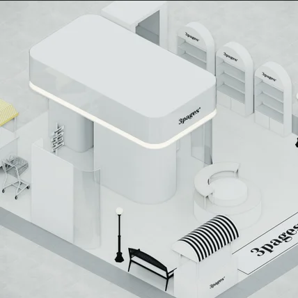 포트폴리오-백화점 팝업 3D 렌더링