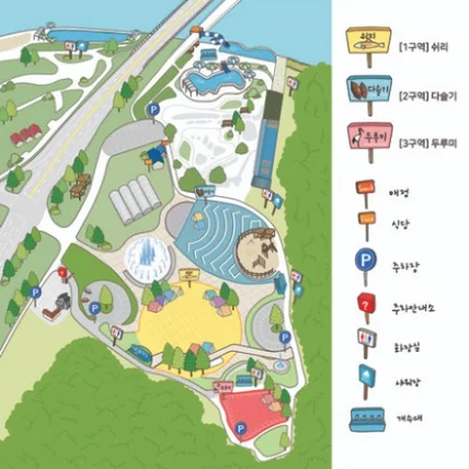 포트폴리오-캠핑장 조감도제작