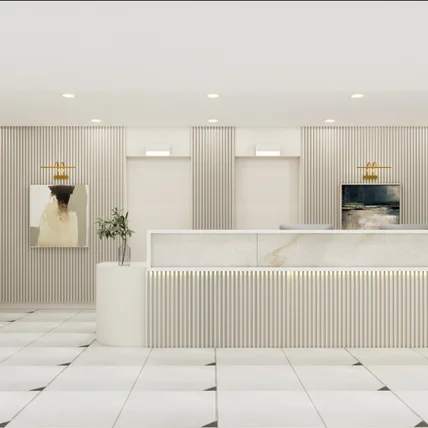 포트폴리오-병원 카운터 시안 작업