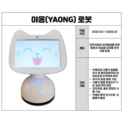 포트폴리오-야옹(YAONG) 로봇