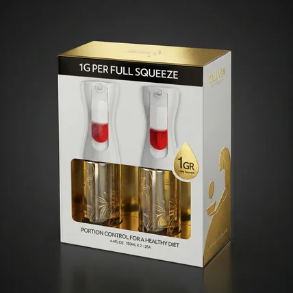 포트폴리오-OLIVIA Oil bottle - 패키지 디자인