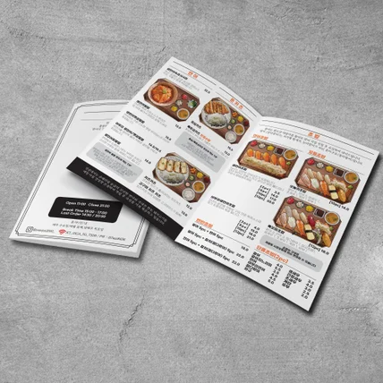 포트폴리오-일러스트메뉴판_돈까스&스시전문점