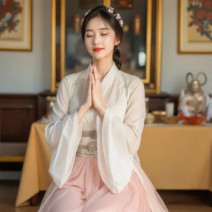 포트폴리오-선녀 보살 모델 디자인