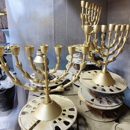 포트폴리오-골드,실버 레진출력 및 채색