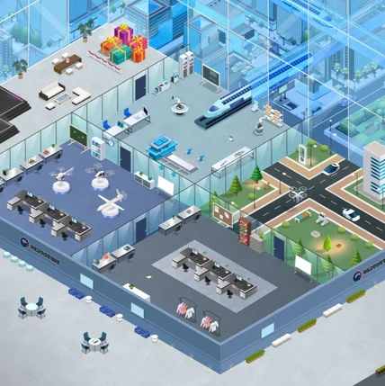 포트폴리오-국토해양부 우리가 만드는 Smart City ​메타버스 맵 구축