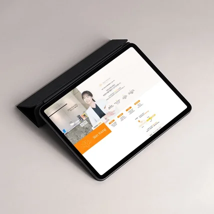 포트폴리오-브랜드 아이덴티티를 살려 신뢰를 시각화하다 - 피부과 블로그스킨 디자인 포트폴리오