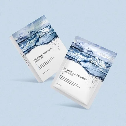 포트폴리오-르앙 빙하수 마스크 팩 패키지 디자인