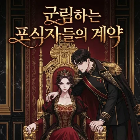 포트폴리오-군림하는 포식자들의 계약 로맨스 판타지 프리미엄 표지 제작