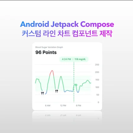 포트폴리오-안드로이드 커스텀 혈당 차트 컴포넌트 개발 (Jetpack Compose)