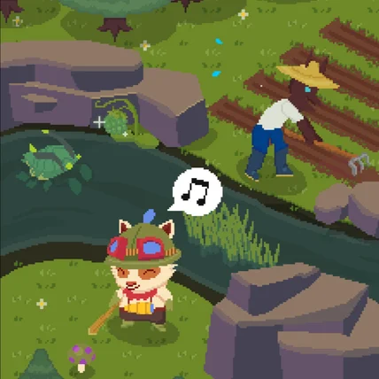 포트폴리오-(도트, 픽셀아트) 라이엇게임즈 와일드리프트 픽셀아트 배경