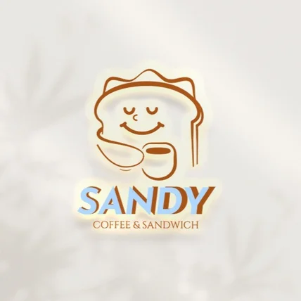 포트폴리오-샌드위치 카페 로고 제작